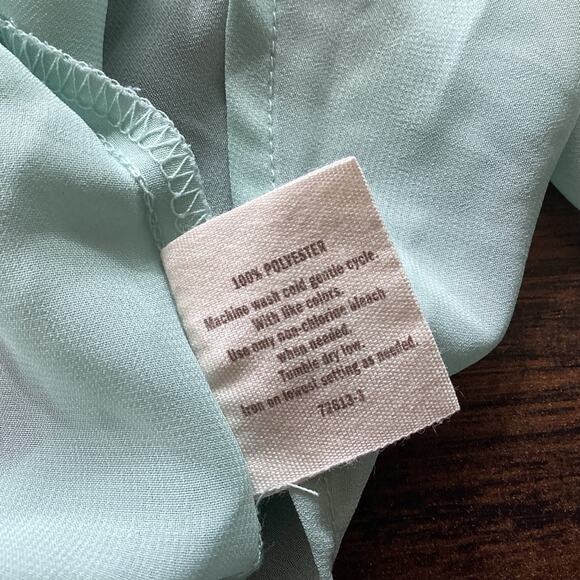 Decree Button Down Sheer Blouse - Picture 5 of 6